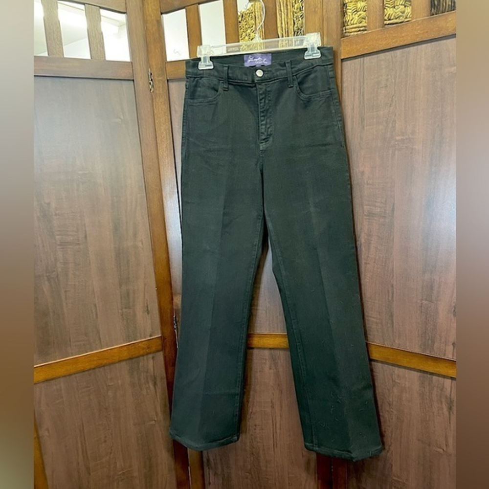 NYDJ High Rise Boot Cut Jeans Sz 8 Black